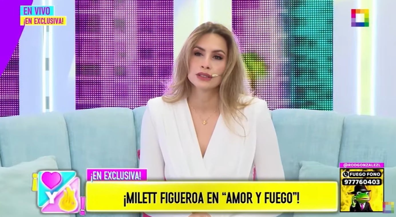 Milett Figueroa habla del término de su romance con Marcelo.