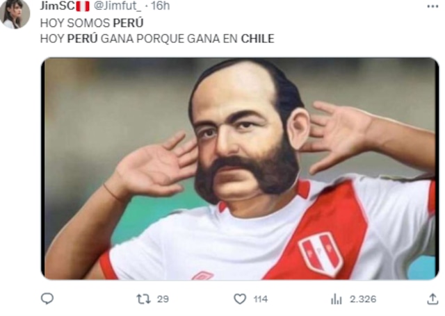 Hinchas de la Bicolor comparten emocionantes memes del Perú vs. Chile