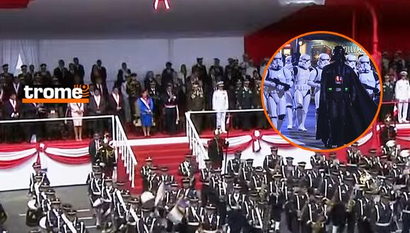 Marcha Imperial en el desfile de la FAP