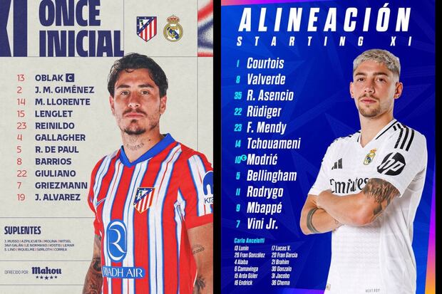 Simeone y Ancelotti entregaron sus alienaciones (@realmadridCF)