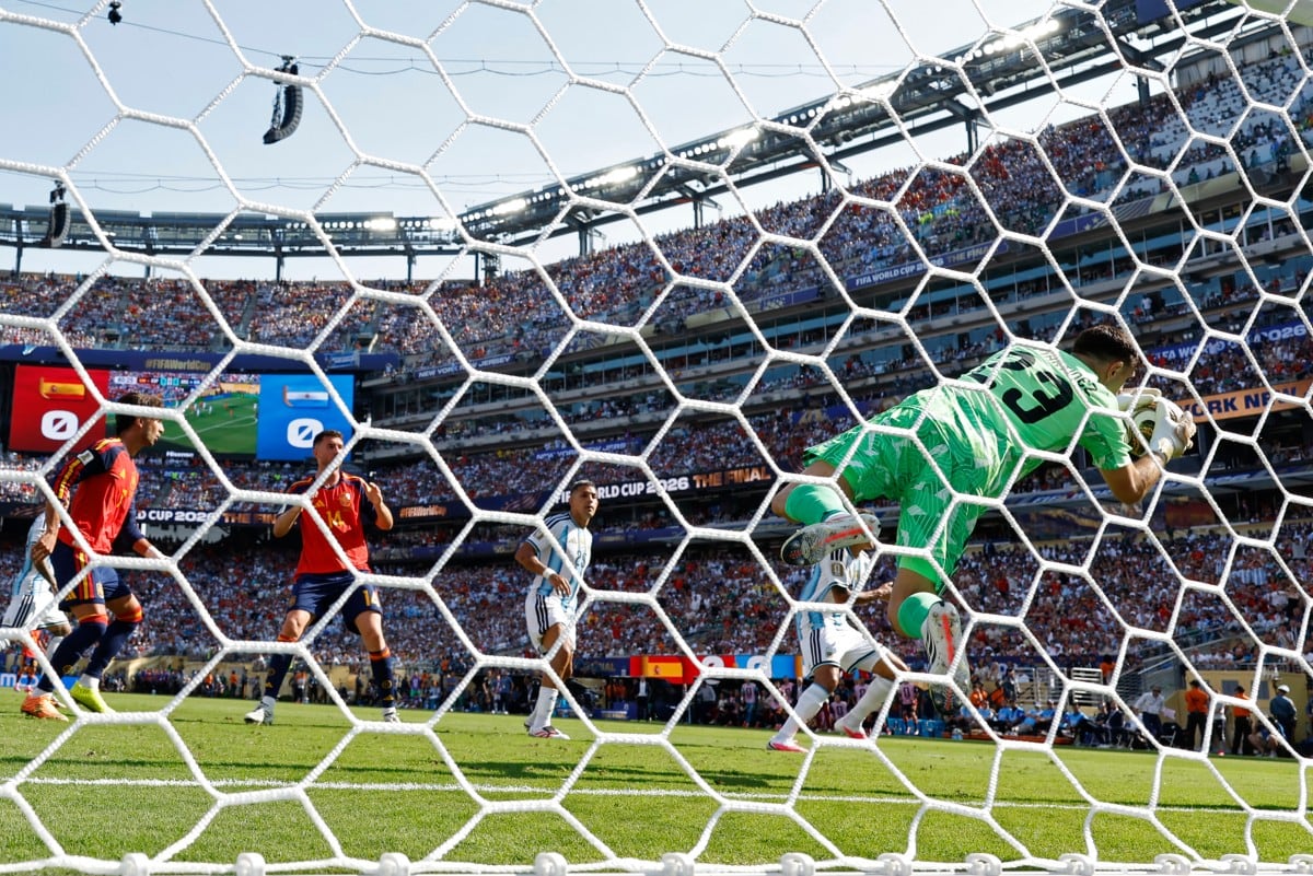 Argentina 0-0 España. Foto: Agencia AFP.