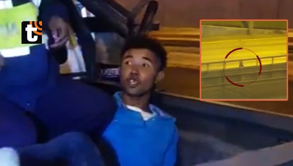 Acusado de robo se lanzó a la Vía Expresa y desató persecución