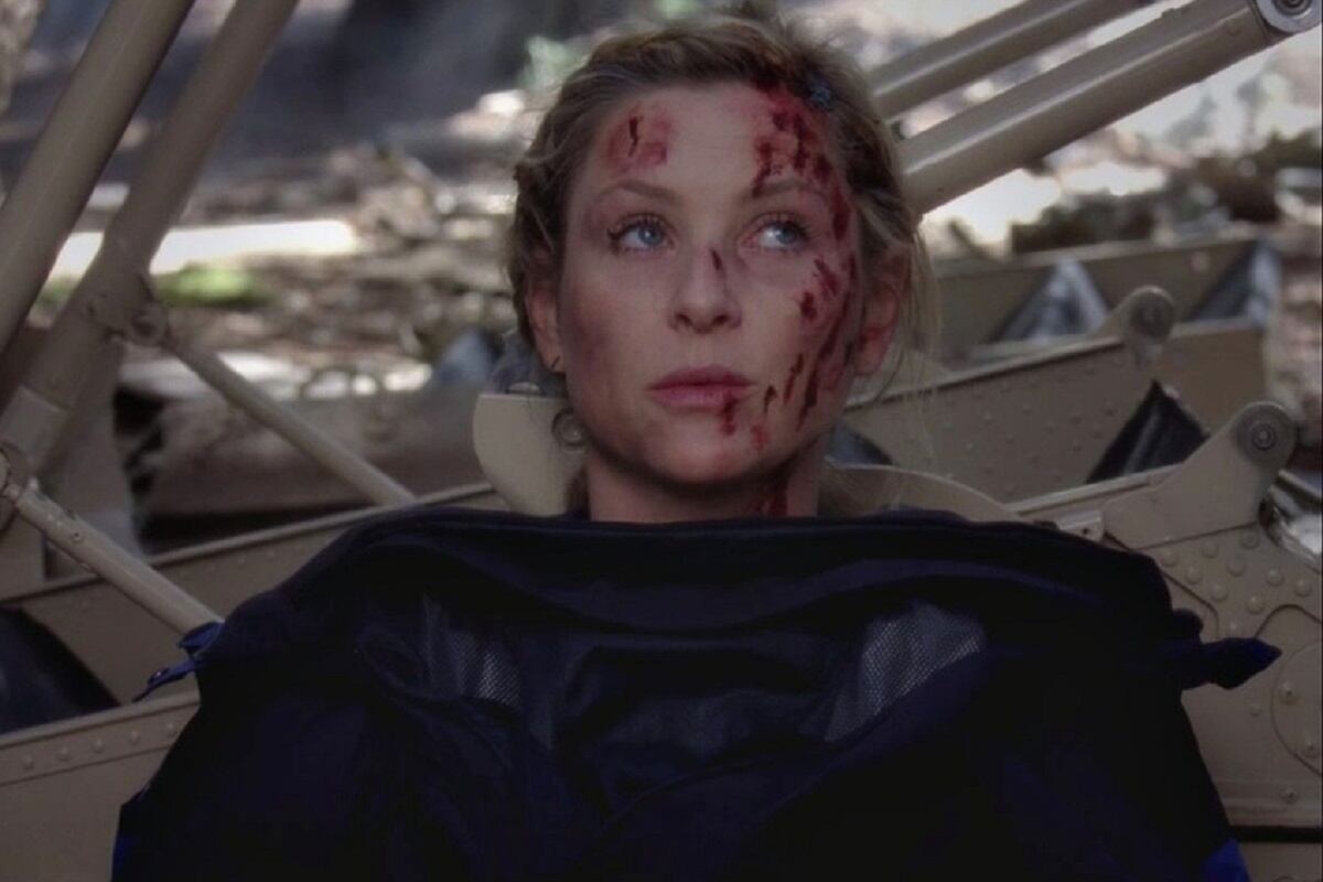 Arizona Robbins perdió una pierna producto del accidente de avión (Foto: ABC)