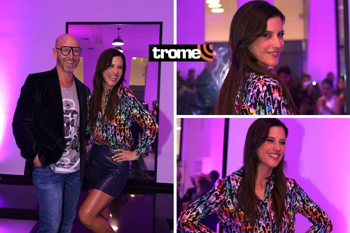 María Pía estuvo presente en el lanzamiento de BFS y Ninfas en el Perú.