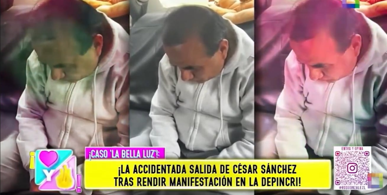 César Sánchez declaró por cuatro horas tras denuncia por tocamientos indebidos de Naldy Saldaña.