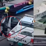 ¡Se fugó del patrullero en Huancayo! Detenido se bajó de unidad policial mientras pasaba un corso escolar