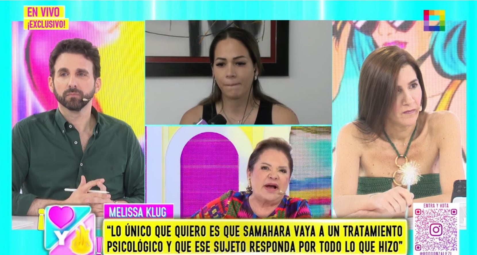 Melissa Klug asegura que Samahara Lobatón no denuncia a Bryan Torres porque los pone en su contra.