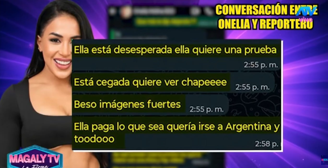 Onelia Molina revela cómo se encuentra Alejandra Baigorria.