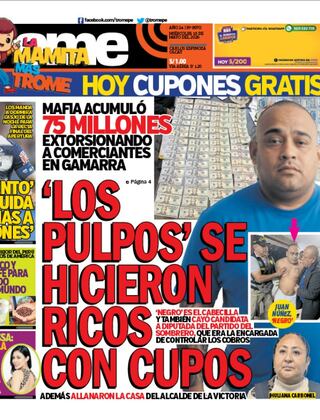 ‘LOS PULPOS’ SE HICIERON RICOS CON CUPOS