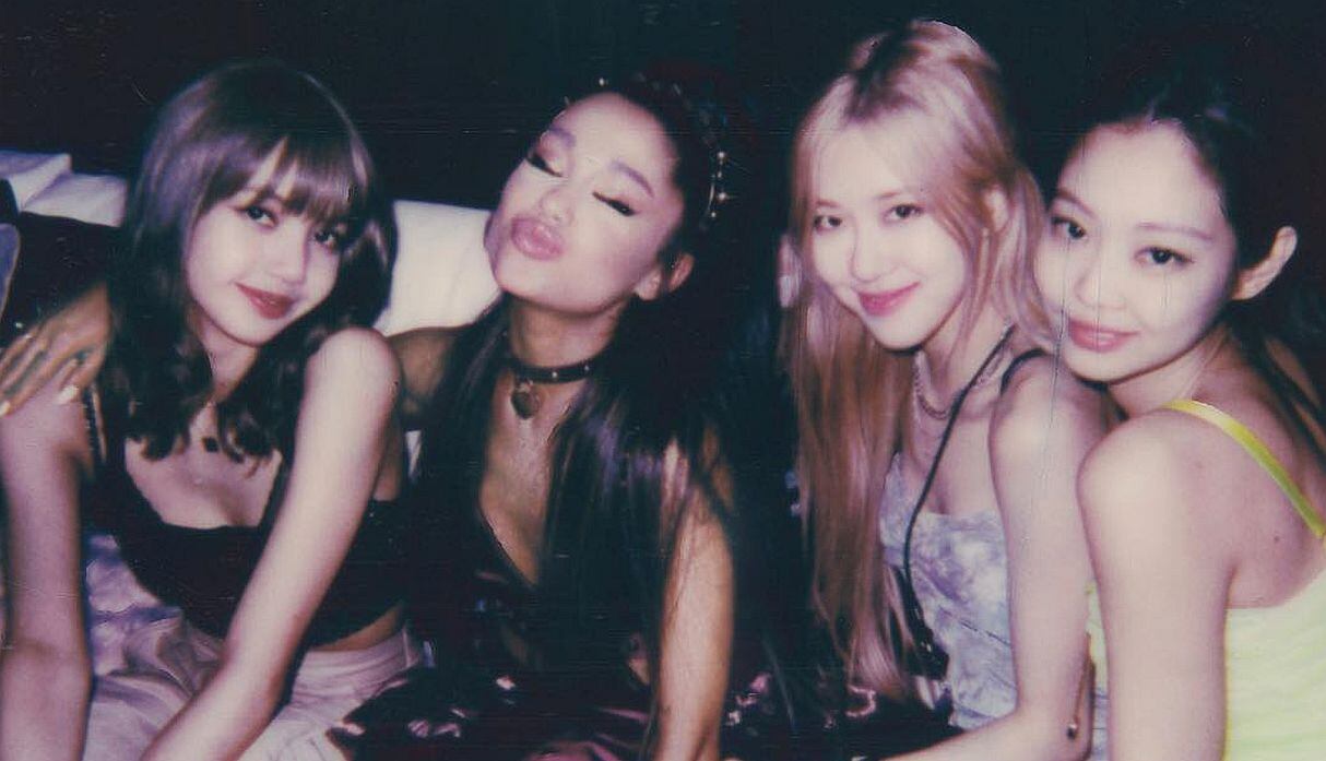Ariana Grande y BLACKPINK juntas en una presunta colaboración musical (Foto: Instagram)