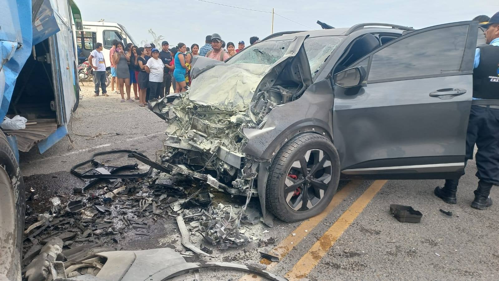 El accidente ocurrió la tarde del domingo 16 de noviembre. Foto: Noticias Chulucanas
