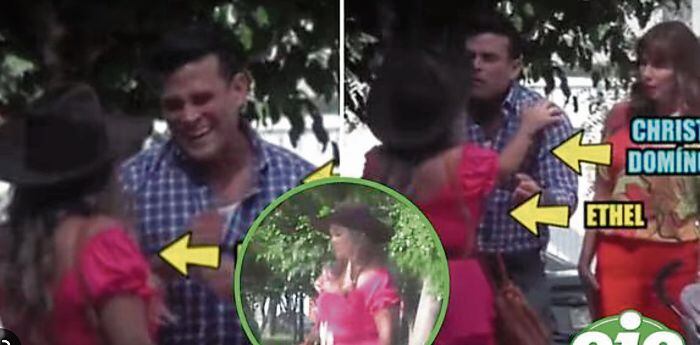 Ethel Pozo y Christian Domínguez en Maricucha 2