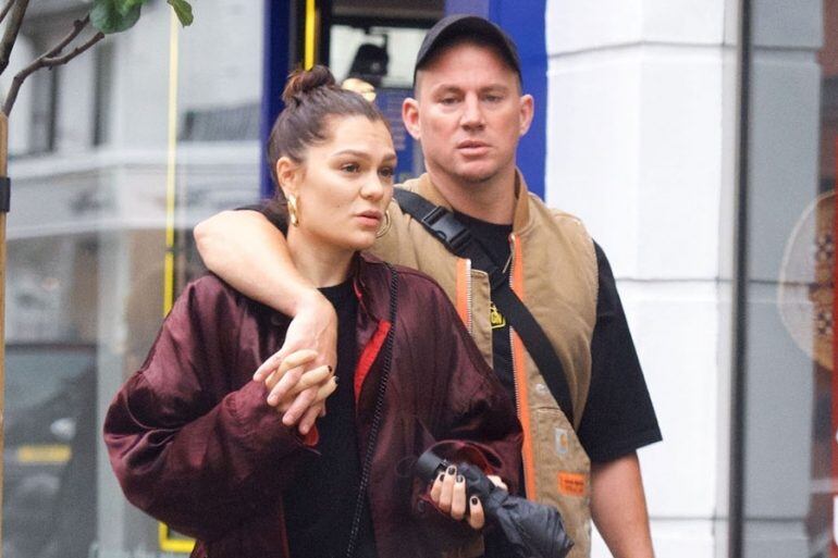 Channing y Jessie comenzaron a salir justo meses después de que el actor se separara de su ex-esposa, Jenna (Foto: E! News)