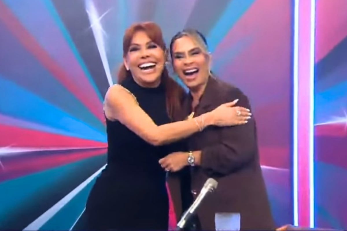 Magaly Medina entrevistó en su programa de ATV a Ethel Pozo, hija de su rival mediática Gisela Valcárcel | Foto: Magaly TV, la Firme (Captura)