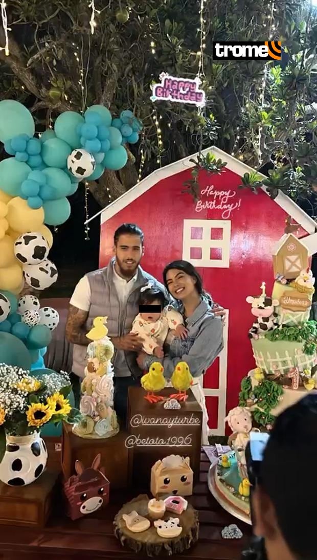 Beto da Silva e Ivanna Yturbe comparten fotos de la fiesta de su hija.