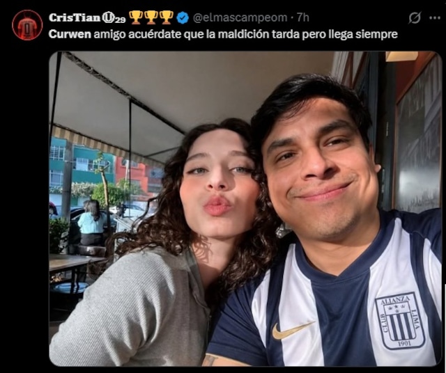 Usuarios compartieron memes del ampay de la novia de Curwen. (Redes sociales)