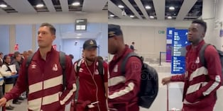 Deportes Tolima ya se encuentra en Perú para duelo ante Universitario de Deportes. (Entre Bolas/ Dammbro oficial)