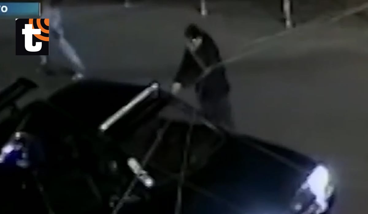 El momento en que 'Pinche' asesina a Alberto Fernando Flores Mercedes.
