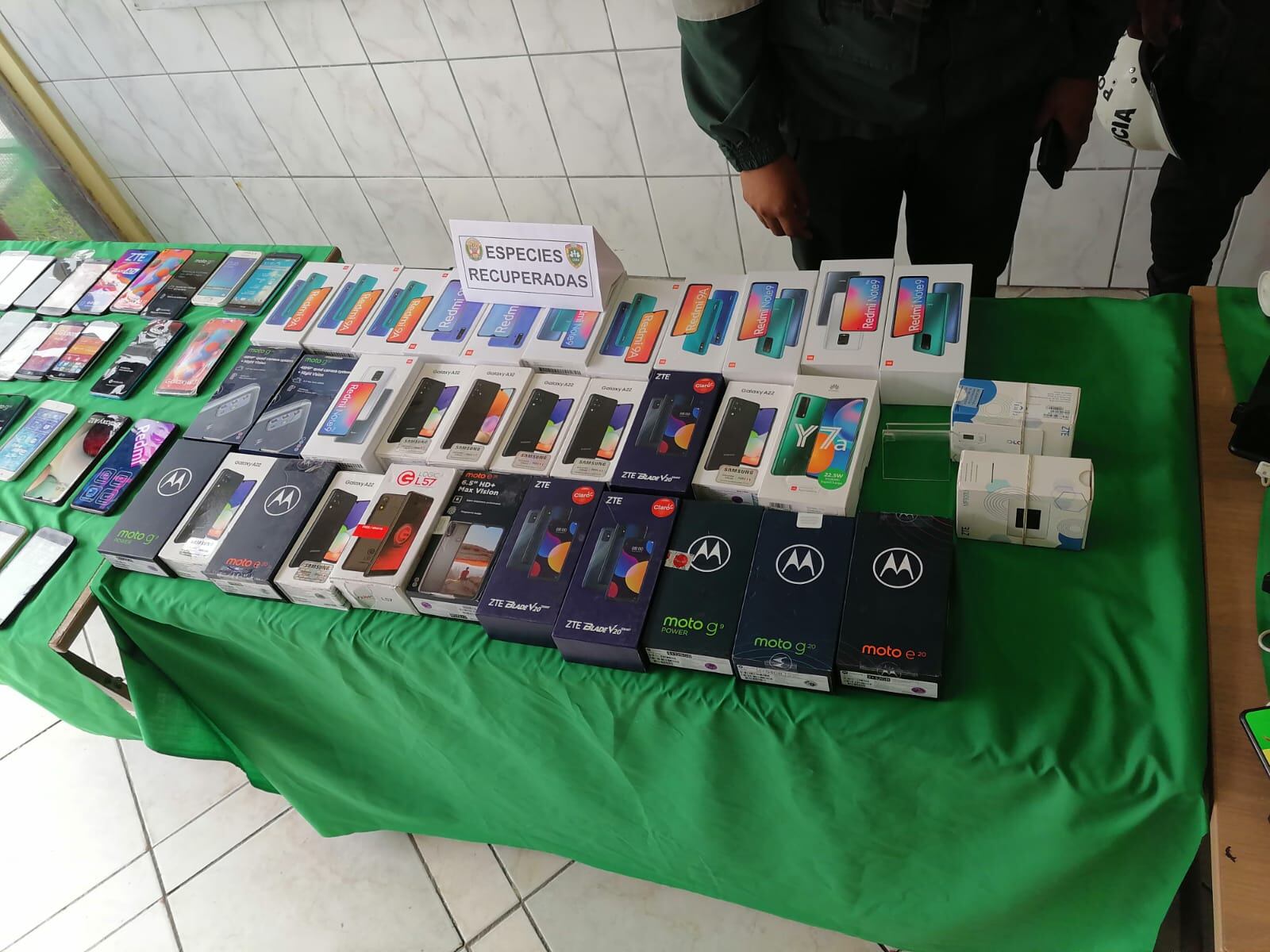 José Martín Quispe Reyes (30) y Wilson Oré Carbonel (28), por hurtar celulares de alta gama de una tienda.