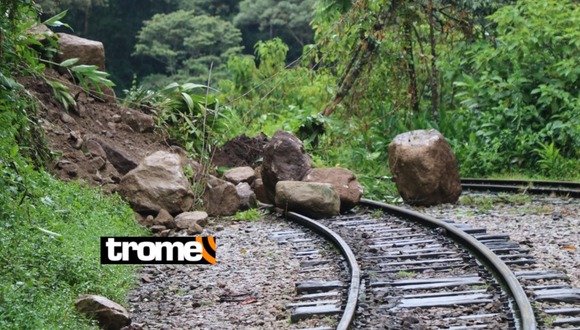 Cusco: Impresionante deslizamiento de rocas cerca ciudadela de Machu Picchu