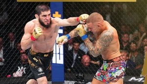 Fue una guerra: Islam Makhachev venció a Dustin Poirier por el título de los pesos ligeros del UFC