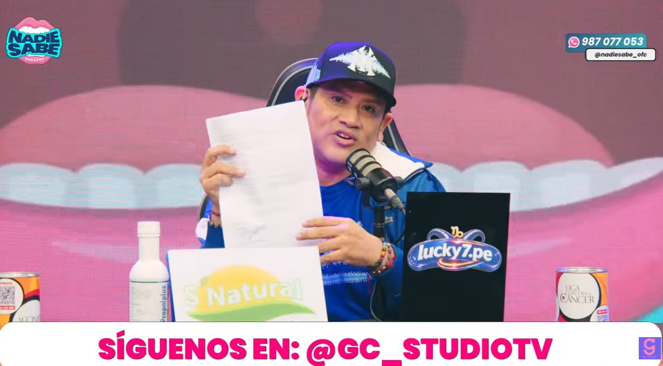Giancarlo Cossío lee contrato de Macarena Gastaldo y niega que le debe su salario tras su salida del pódcast 'Nadie sabe'.