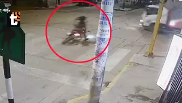 Cajamarca: accidente en moto