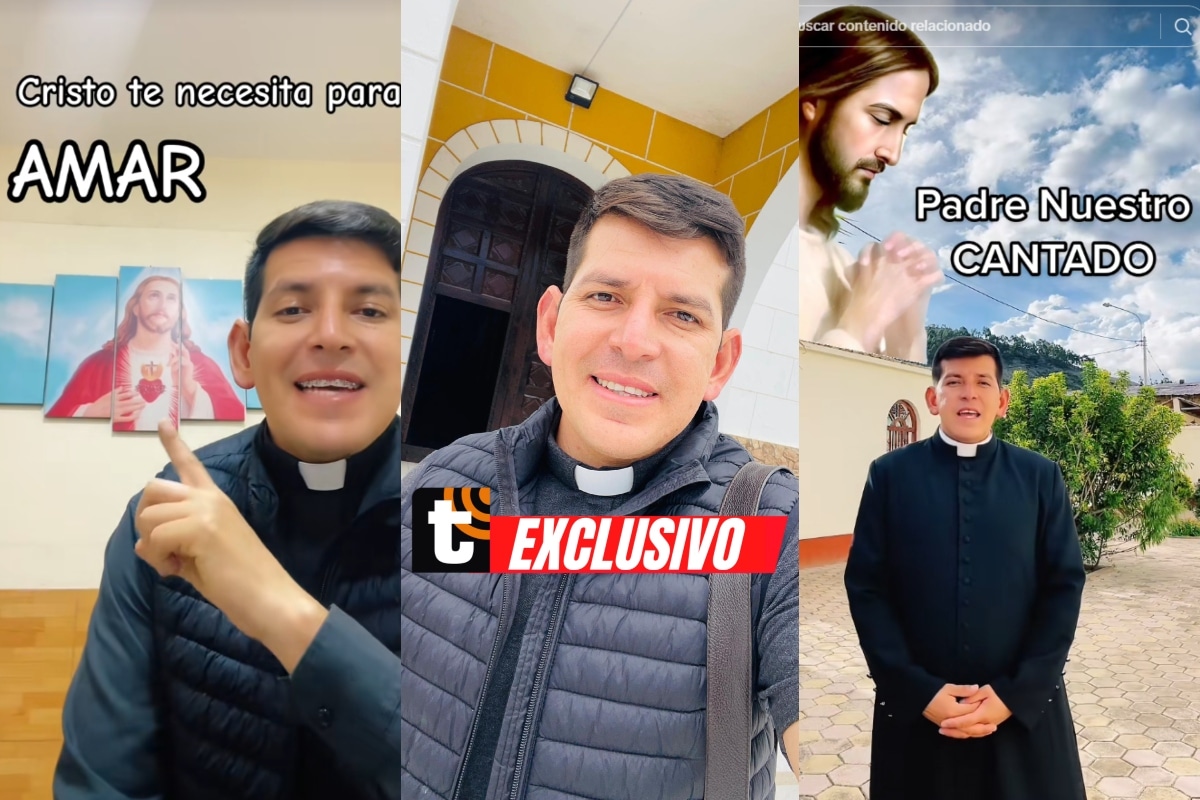 Conoce al Padre Miranda, famoso en TikTok e Instagram por hablar de Dios y amor al prójimo. Foto: @siervoporamor.