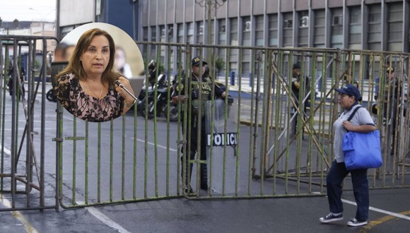 Dina Boluarte llegó a Ministerio Público para declarar por sus Rolex.