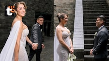Karla Tarazona y Christian Domínguez comparten las imágenes más íntimas de su boda: “Hoy es nuestro también”
