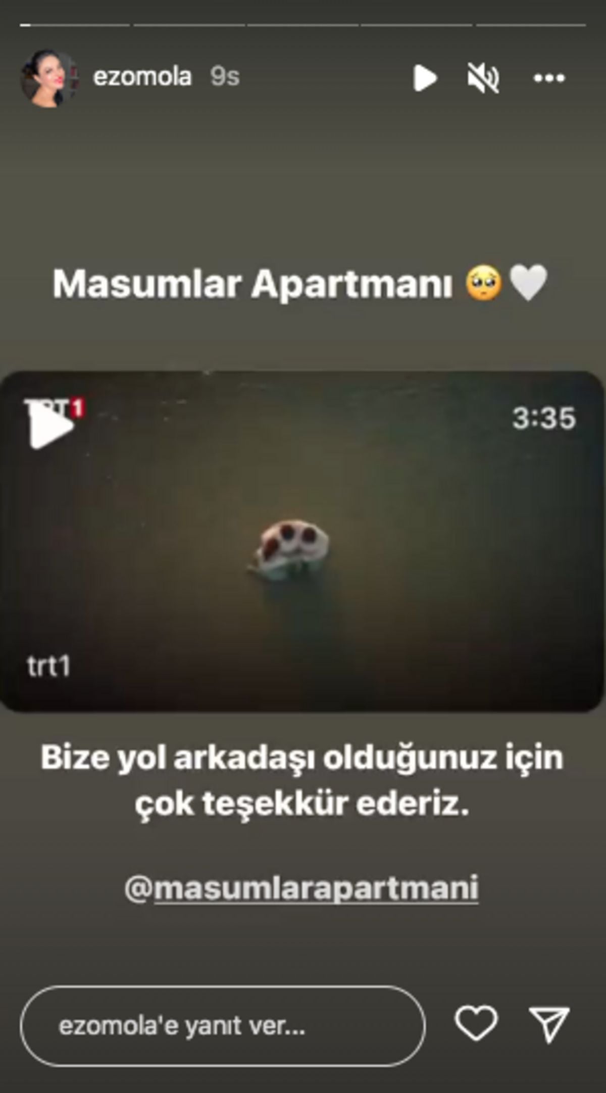 Ezgi Mola, que interpretó a Safiye en "Inocentes" se despidió de todos (Foto: Ezgi Mola/Instagram)