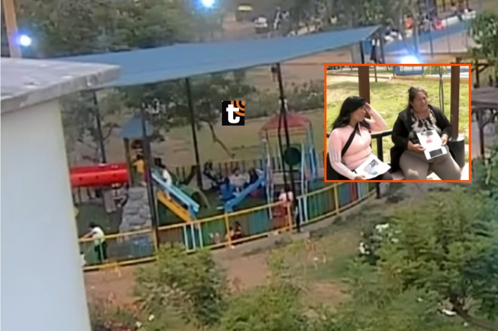 Dos madres están desesperadas porque sus hijos han desaparecido mientras jugaban en el parque N° 7 de Santa Anita.