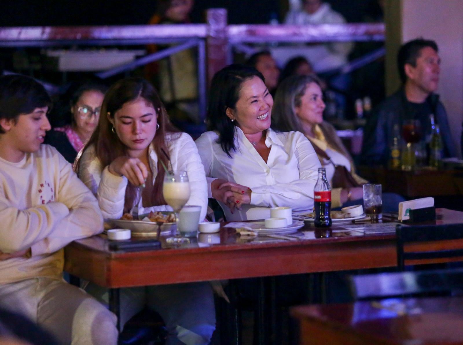 Keiko Fujikori en el show de Gabriel Calvo. Foto: César Bueno / @photo.gec