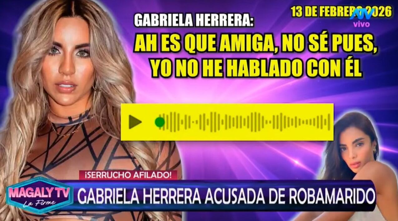 Mayra expone audios con Gabriela Herrera.