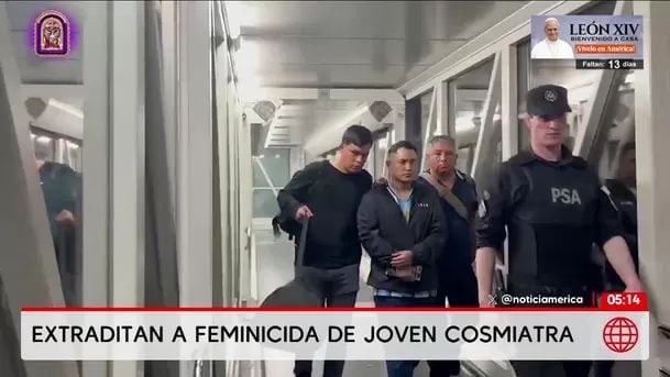 Extraditan desde Argentina a acusado de feminicidio de cosmiatra. Foto: América Noticias