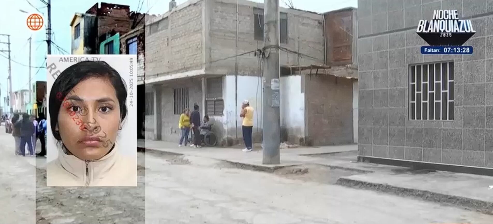 Mujer es asesinada a escasos metros de su vivienda. (Foto: América TV)