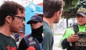 Fiscalizadores de San Miguel impiden grabar a youtuber Henry Spencer y aseguran que calle es propiedad de centro comercial