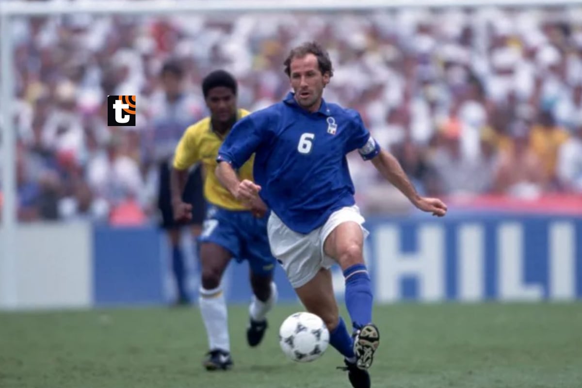 Franco Baresi, leyenda del Milan y de la selección italiana.
