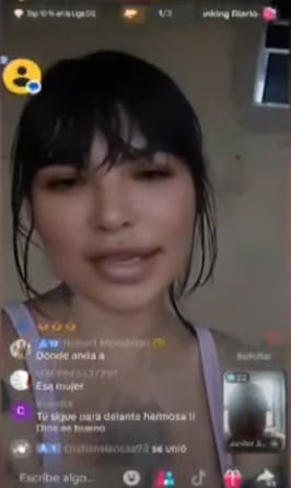 Angie Jibaja pide yape's en transmisión en TikTok. (Redes sociales/ Magaly TV)