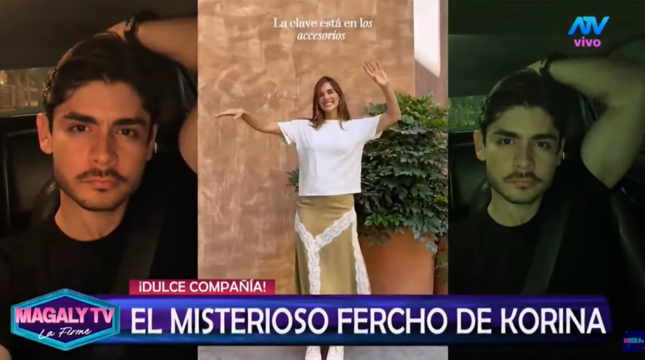 Joven que acompaña a Korina Rivadeneira y maneja auto de Mario Hart es venezolano.