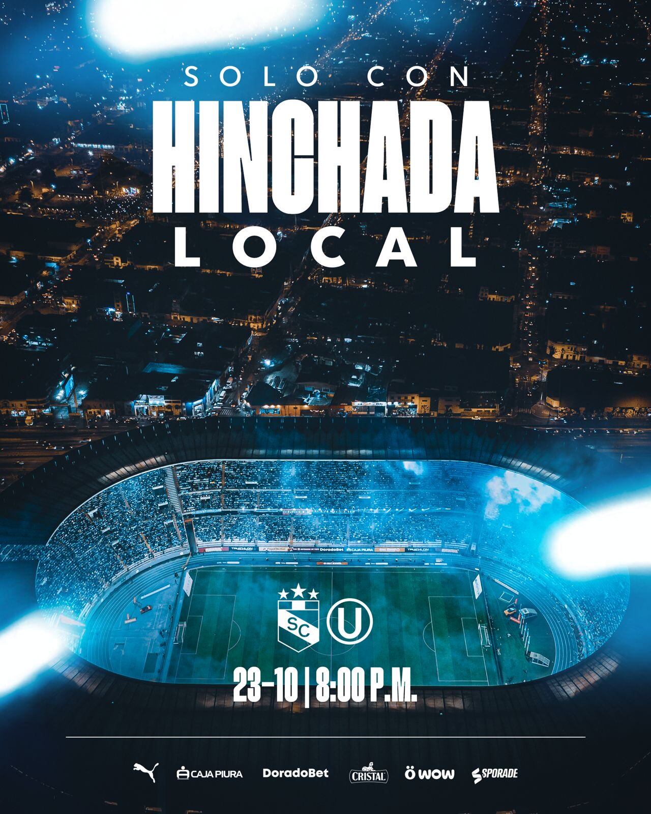 Sporting Cristal confirmó que duelo con Universitario se jugará solo con hinchada local. (Foto: @ClubSCristal)