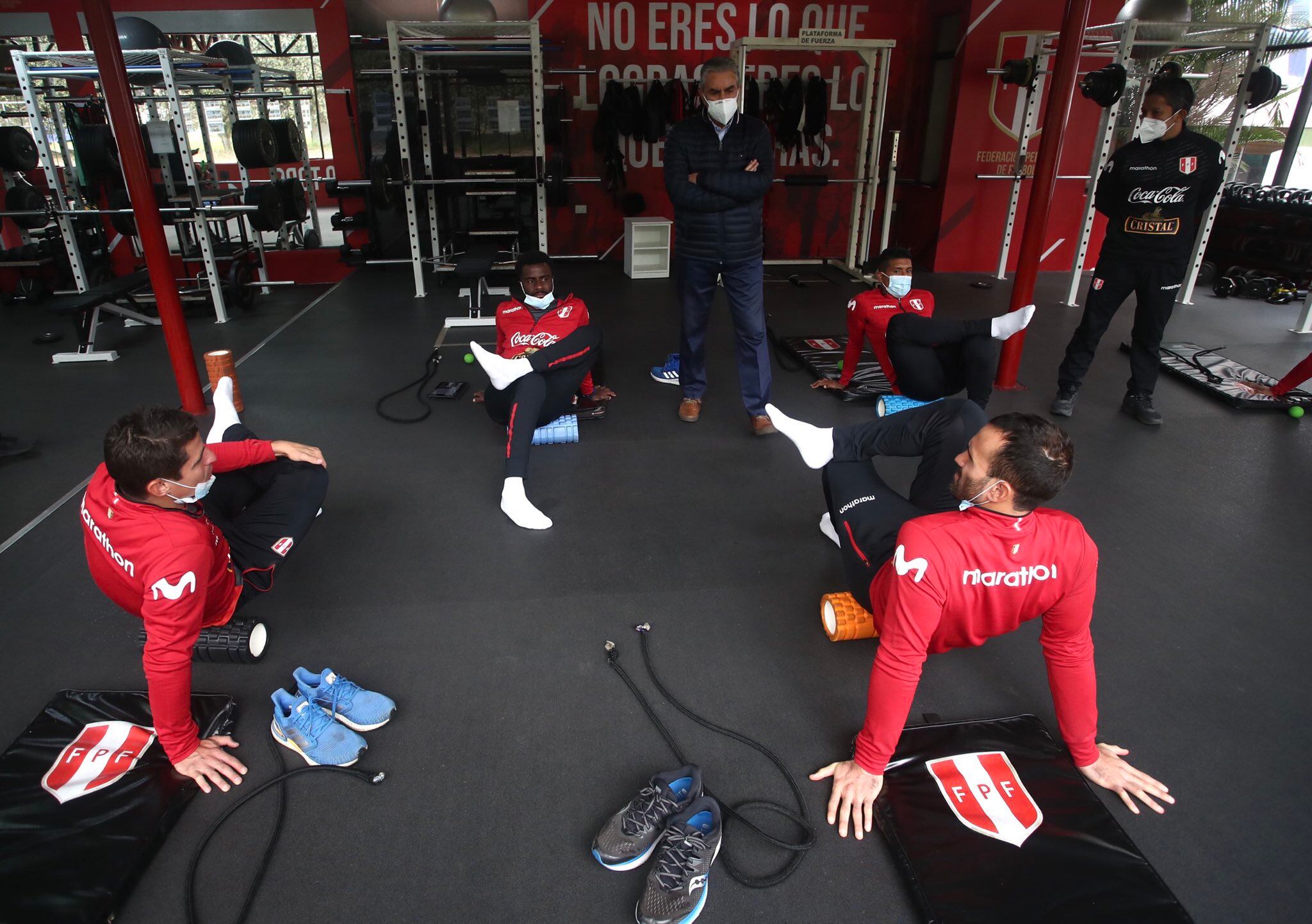 Selección suma su segundo día de trabajo en la Videna (Foto: @seleccionPeru)