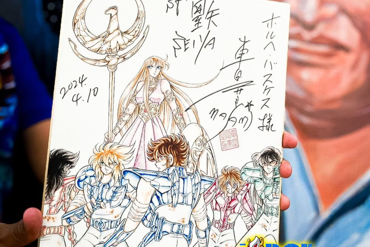 Masami Kurumada, creador del manga Saint Seiya, envío presente a Vásquez