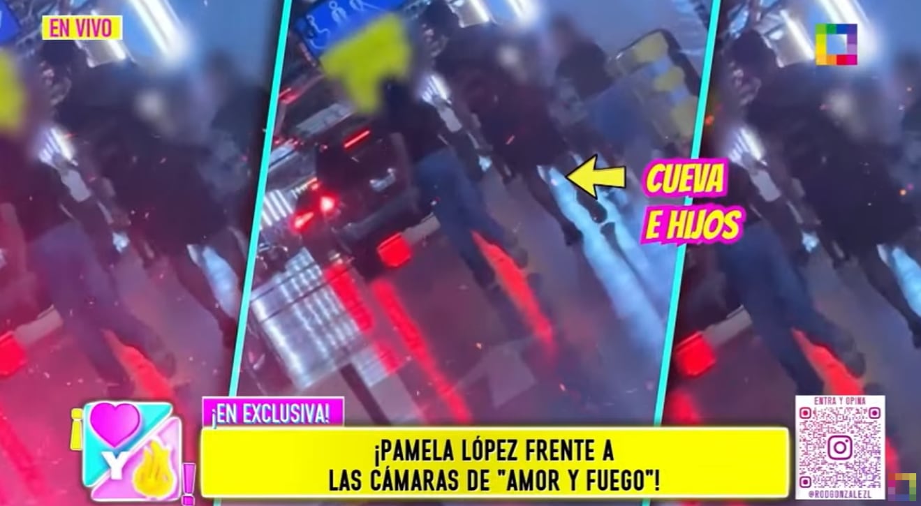 Imágenes de Christian Cueva disfrutando con sus hijos.
