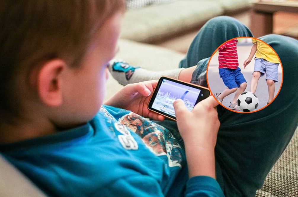 Menos celular y más deporte.