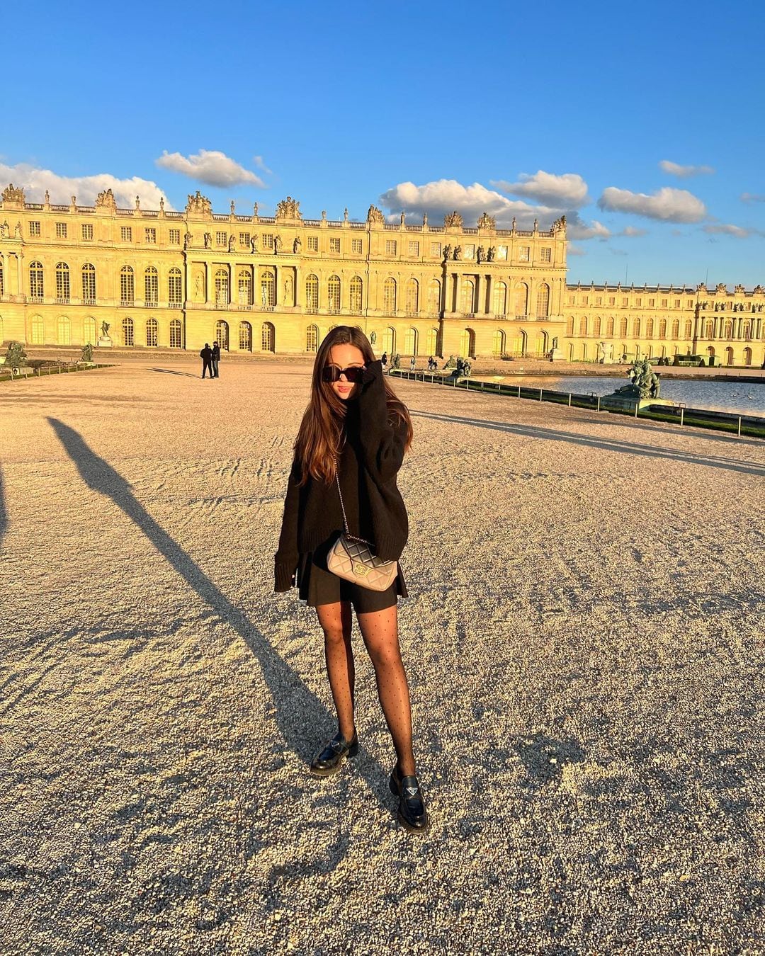 La influencer en su viaje a Francia (Foto: Aneliz Aguilar / Instagram)