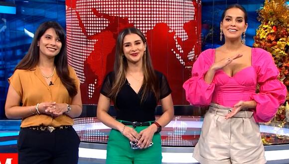 Sismo sorprende a presentadoras de América