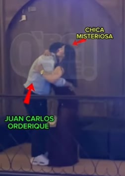 Juan Carlos Orderique ampayado con jovencita en Trujillo