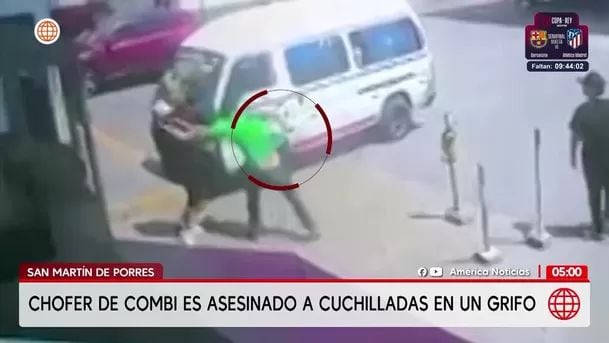 Chofer de combi es asesinado tras una pelea en San Martín de Porres. Foto: América Noticias