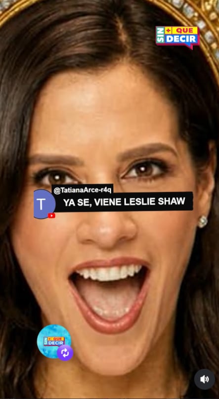 'Sin + que decir' tendrá invitado sorpresa este lunes 20 de julio y usuario pregunta si sería Leslie Shaw.